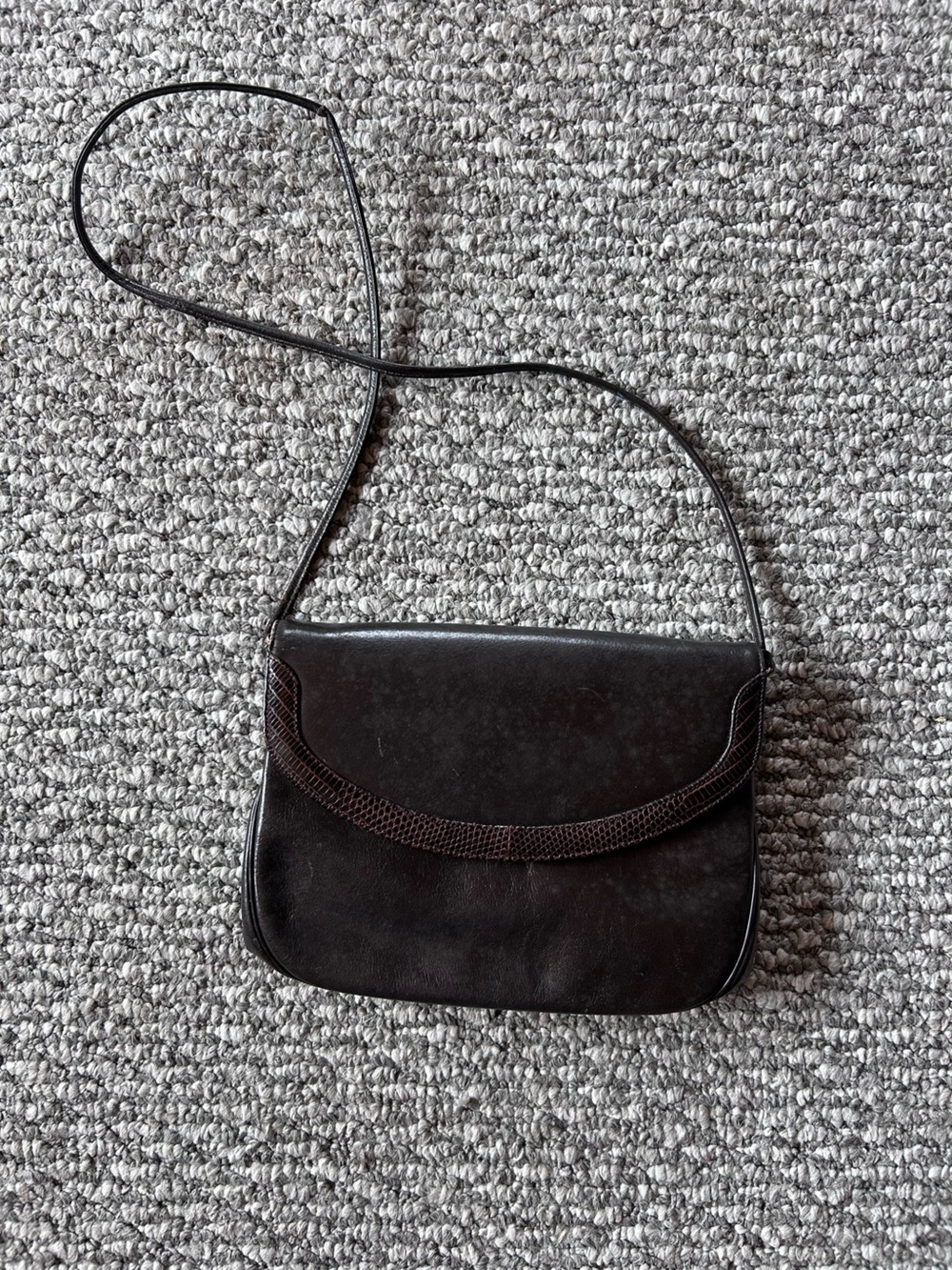 Vintage 60s-80s Koret Brown Leather Shoulder Bag